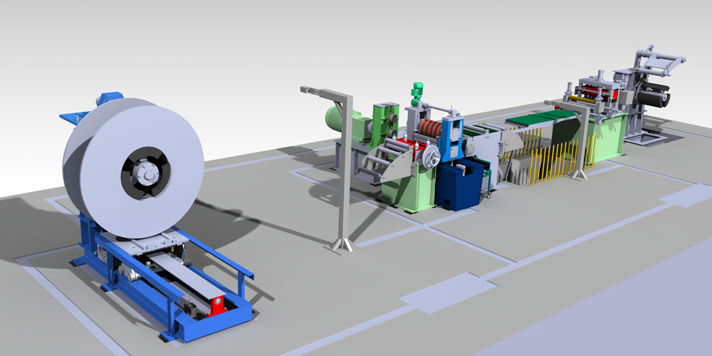 Difference Between the Slitting line & cut to length machine