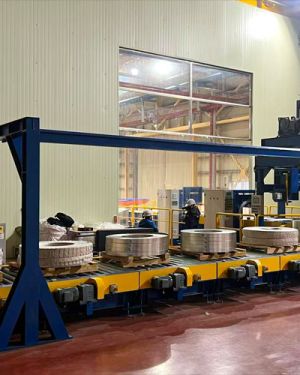 Automatic Steel Coil Packing Machine