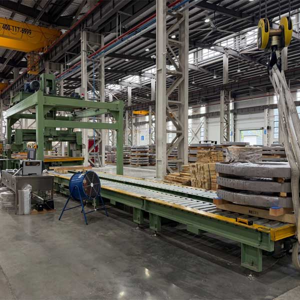 Horizontal Steel Coil Packing Line pic